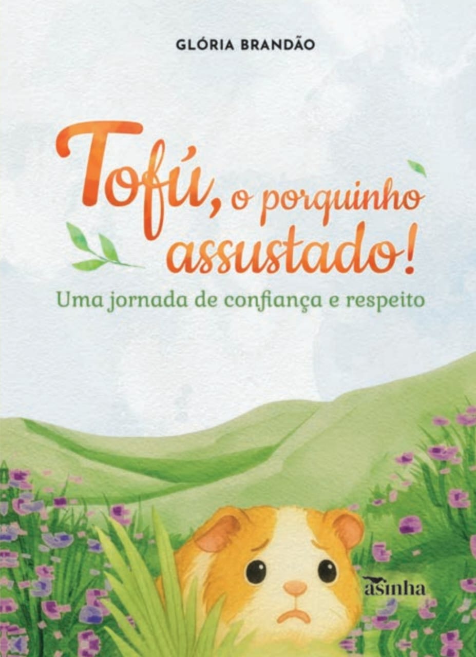 Capa do livro infantil Tofú, o porquinho assustado